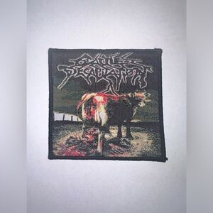 CATTLE DECAPITATION, HUMANURE, SEW ON WOVEN PATCH